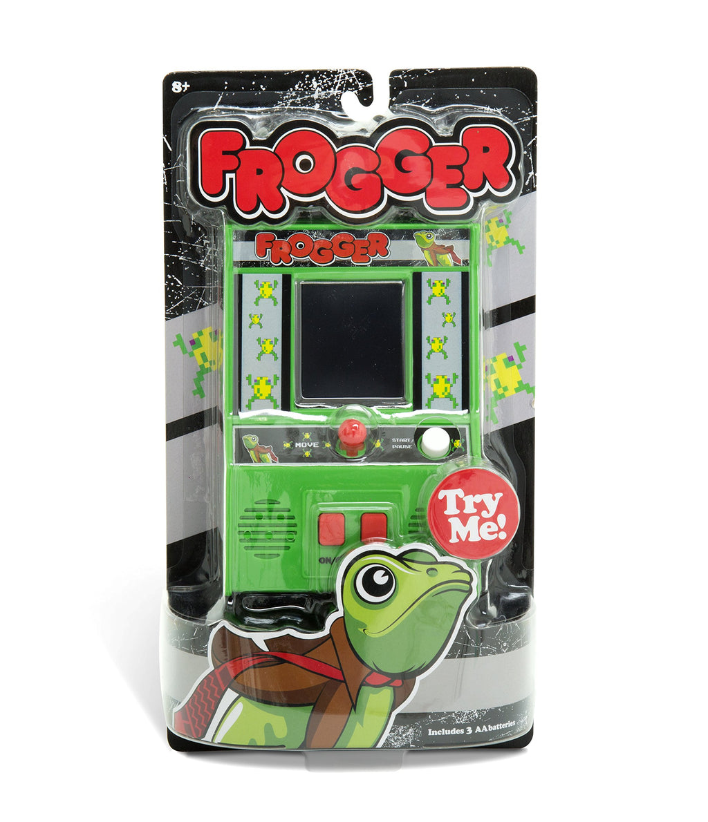 Basic Fun Arcade Classics - Frogger Retro Handheld Arcade Game