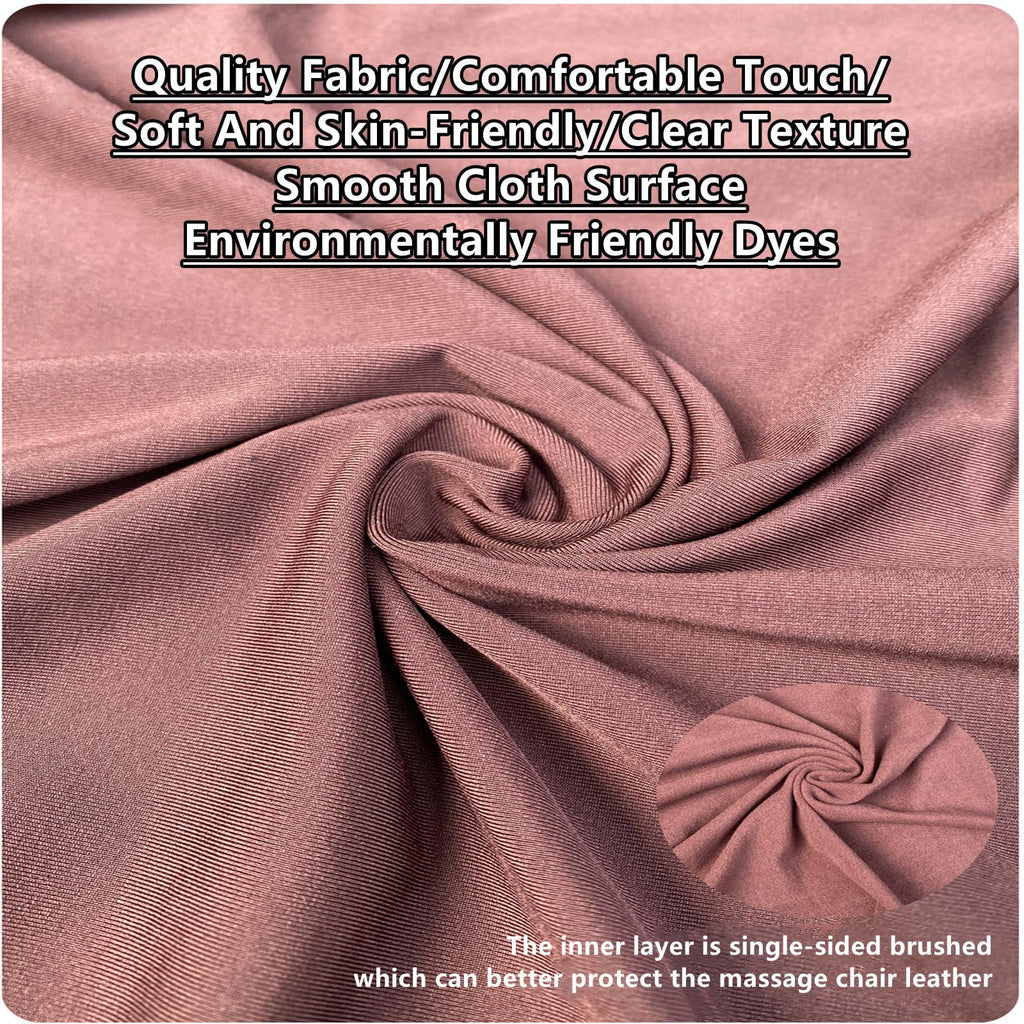 Full Body Massage Chair Cover-Shiatsu Slipcover Recliner Chair Cover,Universal Washable Stretch Fabric Armchair Slipcovers,Dust Protection Sofa Covers,Brown,Body