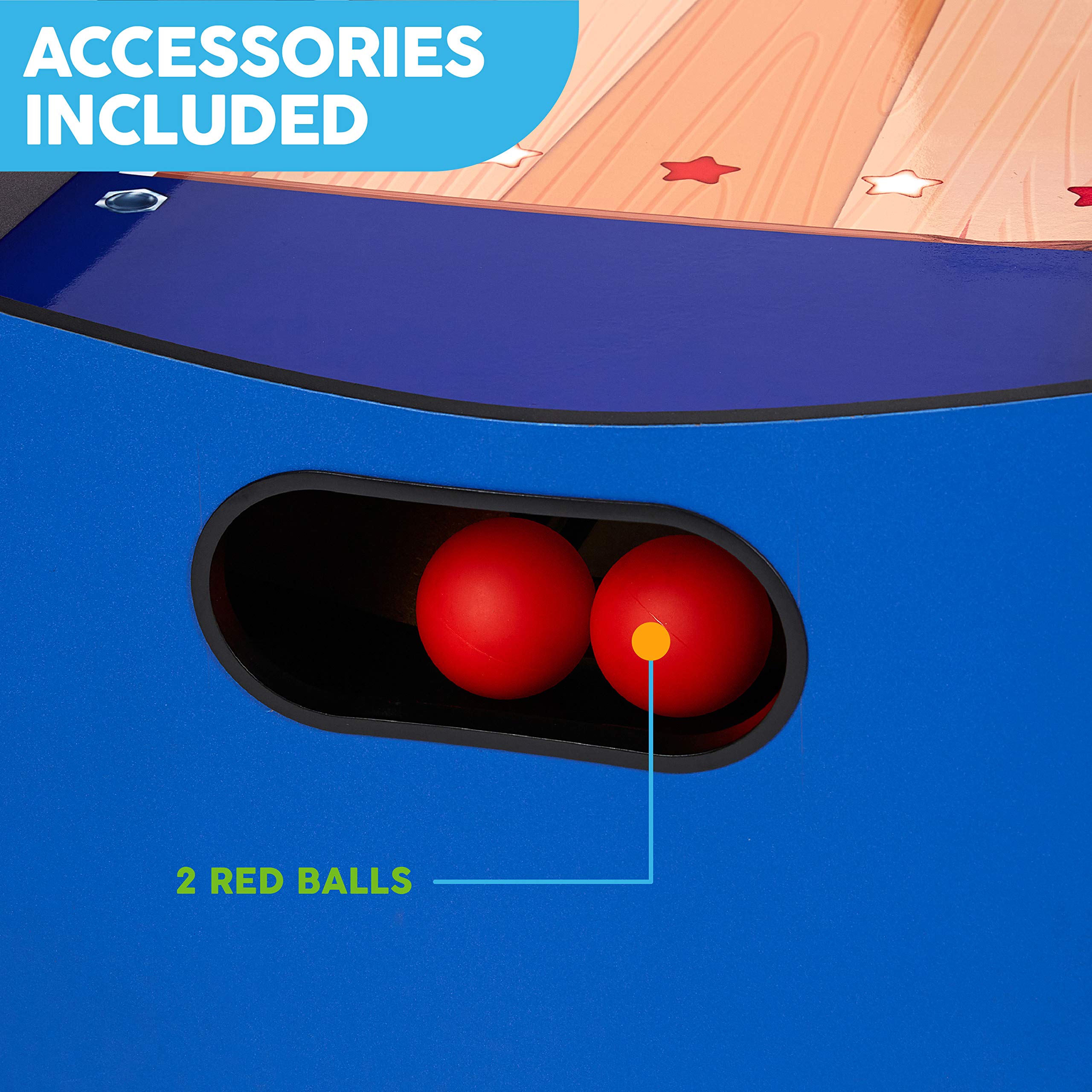 MD Sports Roll & Score Arcade Game, 87" Durable Electronic Scoring with Sound Effects and Game Balls, Perfect for Family Game Rooms