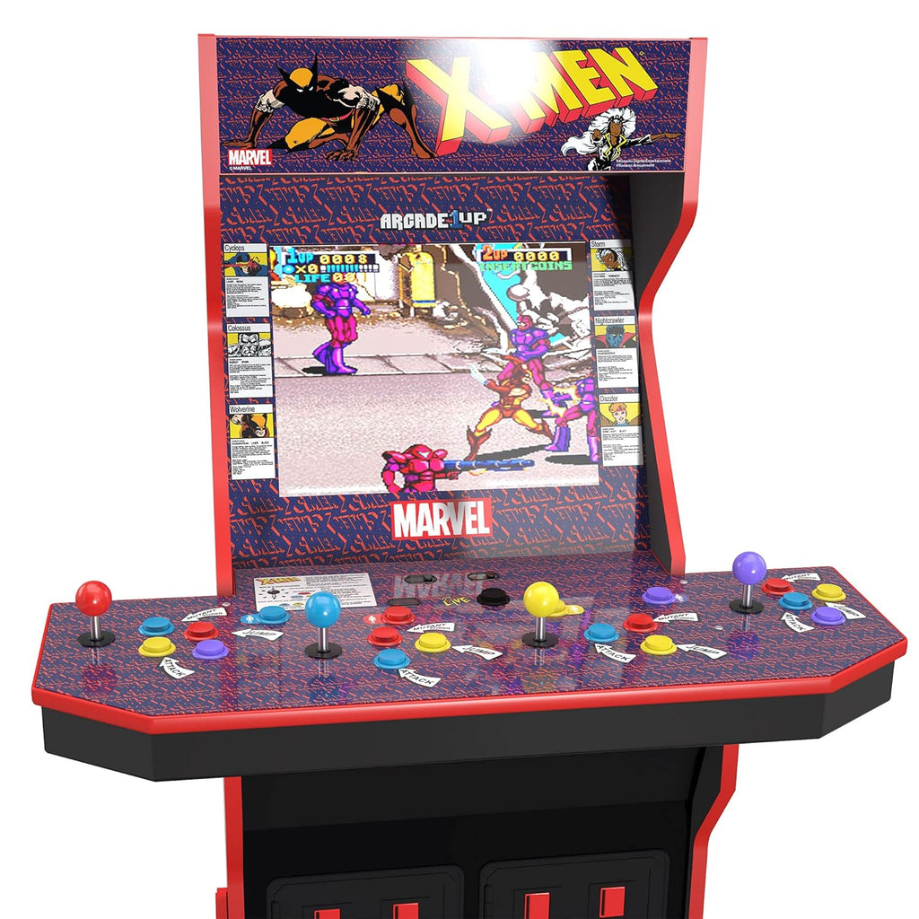 Arcade 1Up Arcade1Up X-Men 4 Player Arcade Machine (with Riser & Stool) - Electronic Games
