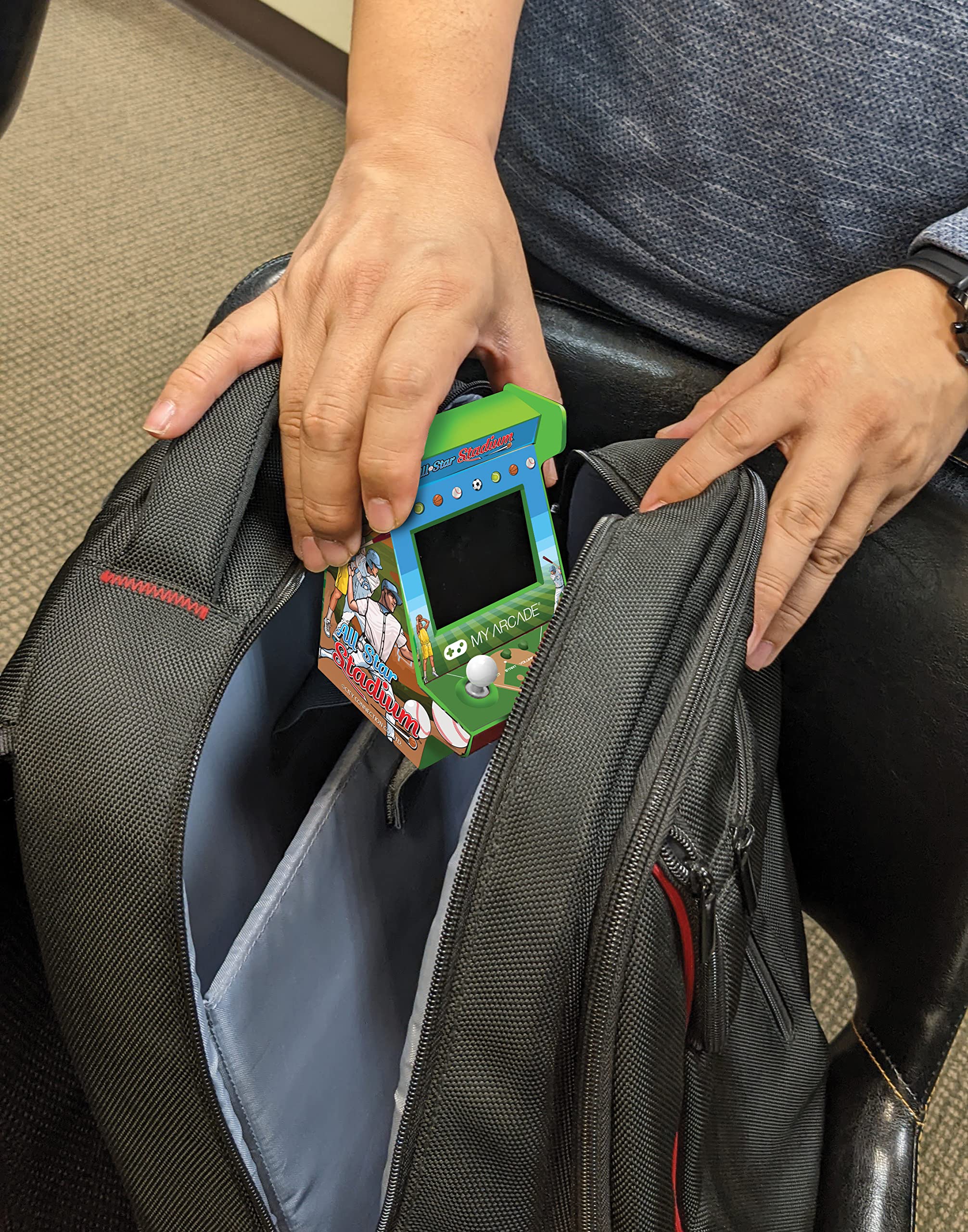 My Arcade Galaga Nano Player - 2 Games in 1, Retro Arcade Classics, 4.8" Mini Arcade Machine