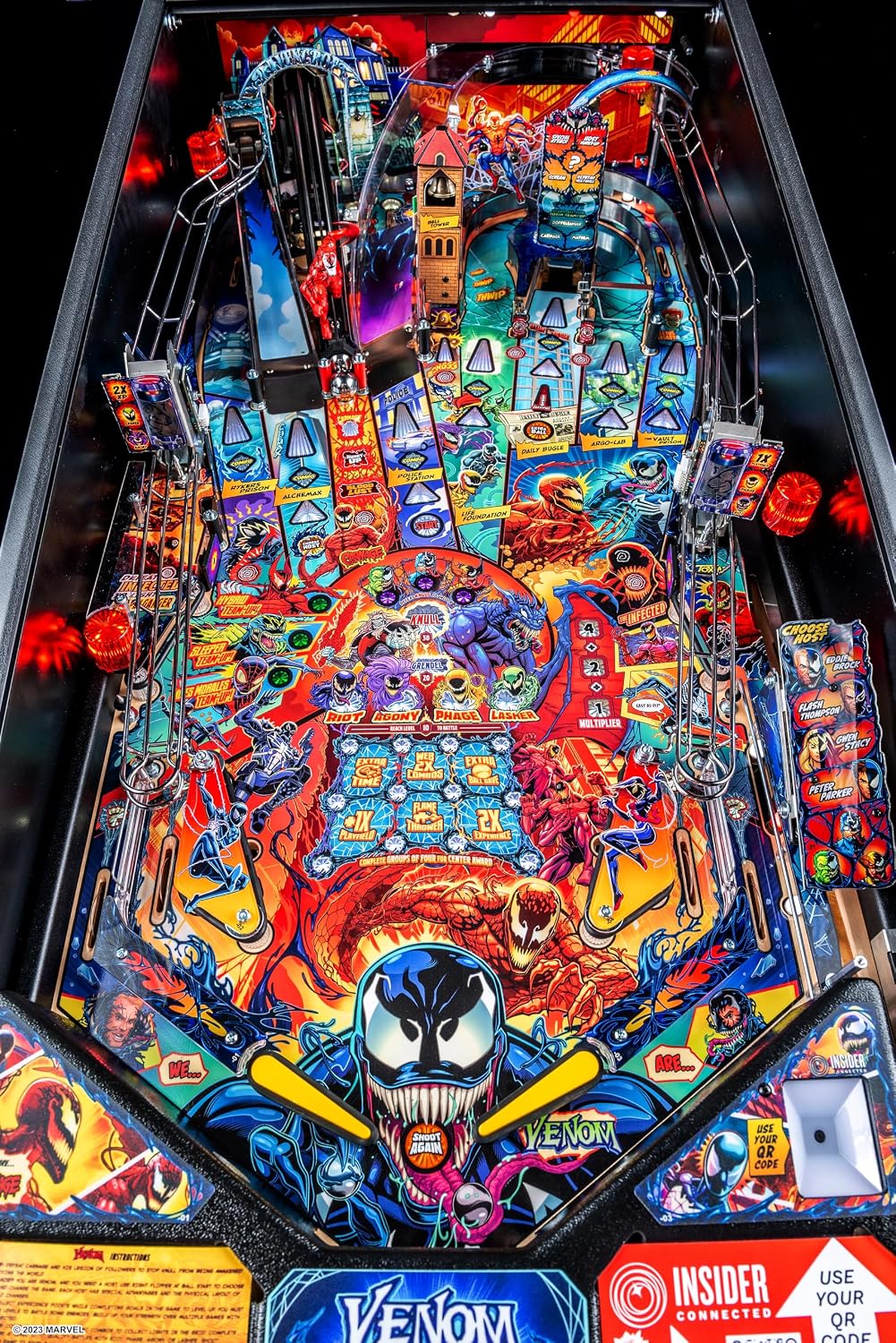 Stern Pinball Venom with Insider Connected, Pro Edition Arcade Pinball Machine