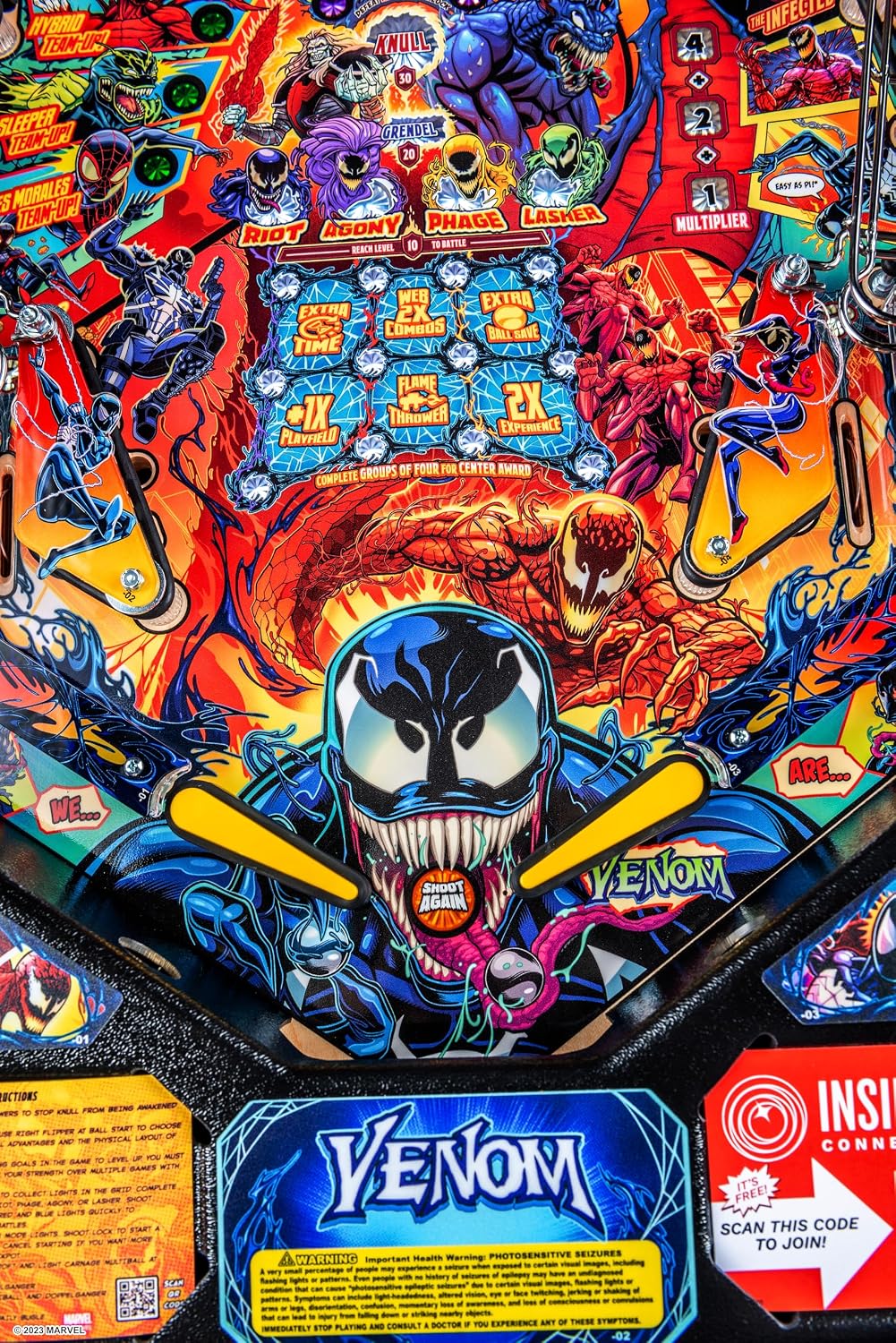 Stern Pinball Venom with Insider Connected, Pro Edition Arcade Pinball Machine